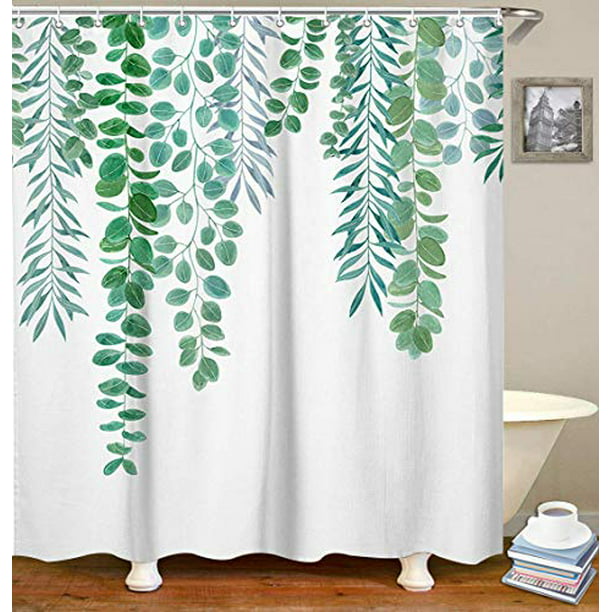 Details about   Shower Curtain With 12 Hooks Waterproof Shower Curtain Set For Bathroom Supplie